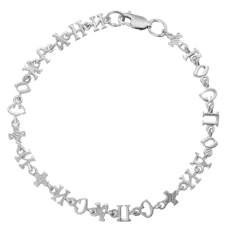 Браслет из серебра/Без покрытия