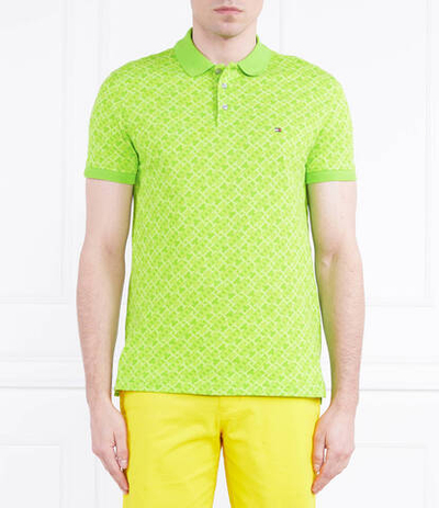 Поло Tommy Hilfiger - зеленый(MW0MW30806)