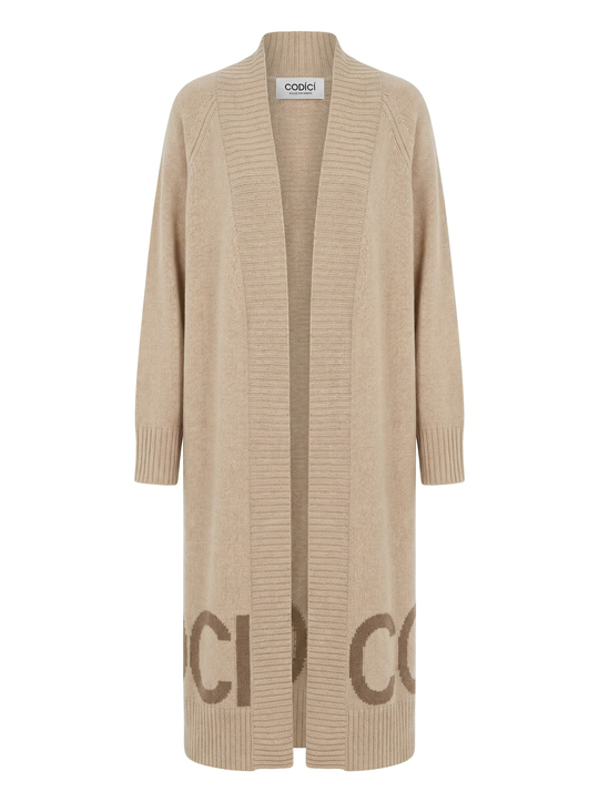 Кашемировый кардиган макси