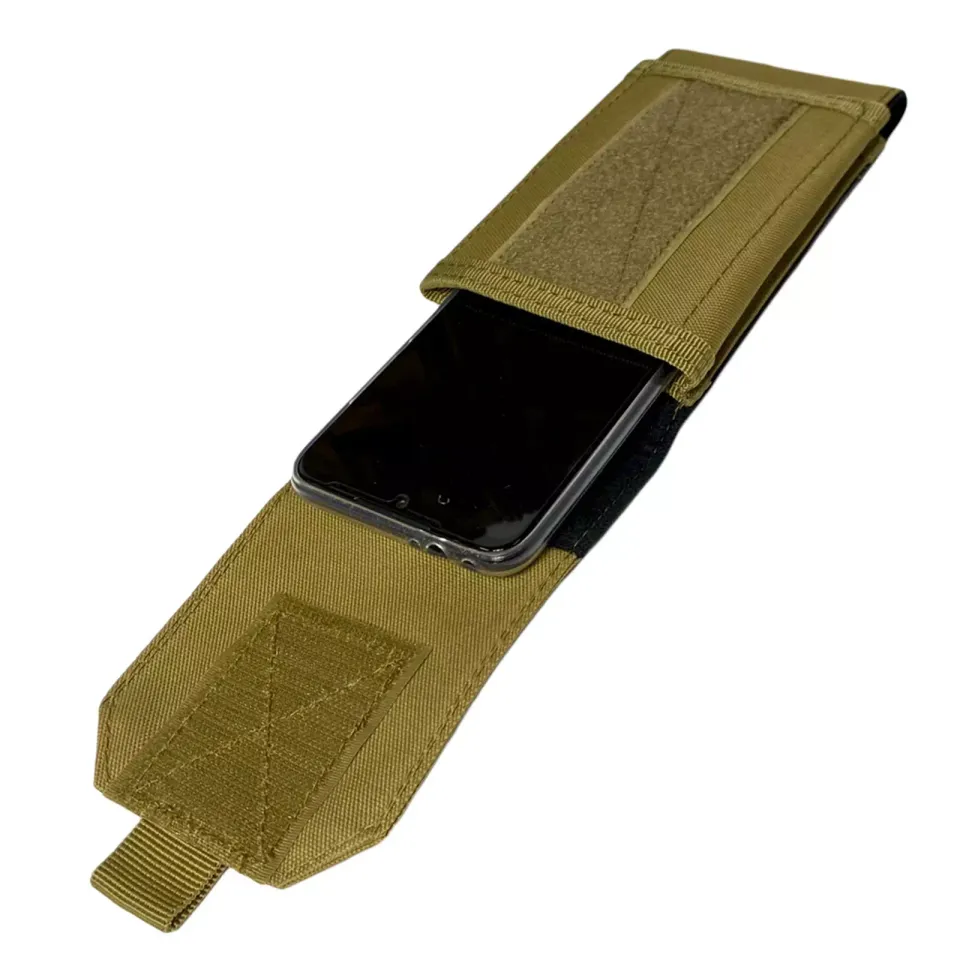 Подсумок тактический MOLLE для смартфонов (койот)