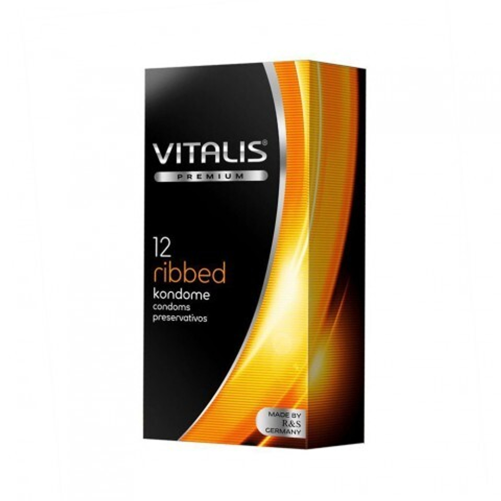 VITALIS №12 Ribbed Презервативы ребристые