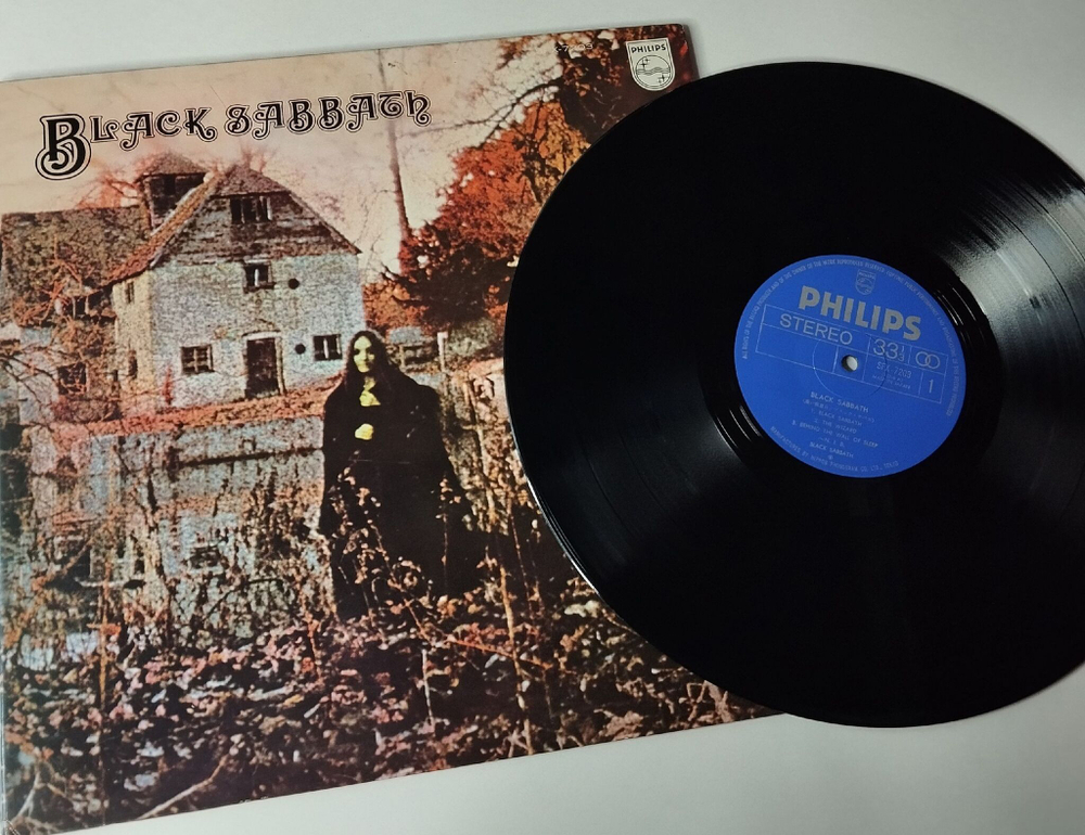 Винтажная виниловая пластинка LP Black Sabbath (Japan 1970) (No Obi) Sleeping Village