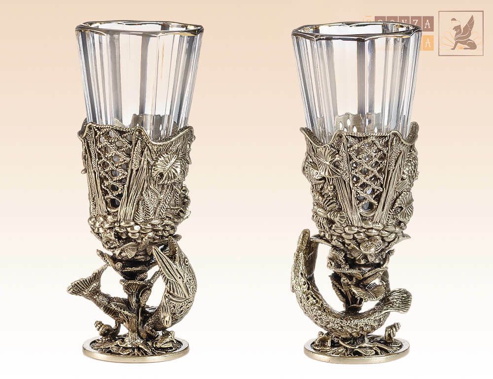 рюмка Русская Рыбалка Щука