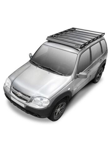 Багажник с алюминиевыми профилями Rival 1470х1180 для Нива Тревел, Шевроле Нива без штатных рейлингов