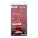 Силиконовый вибратор 24,5см ToyFa Black&Red Monster Rex 901018