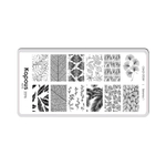 2 Kapous Professional Nails Пластина для стемпинга, Botanics 1  ,