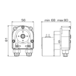 Насос дозир. перистальтический F PER 6.0-1 12VDC SANT