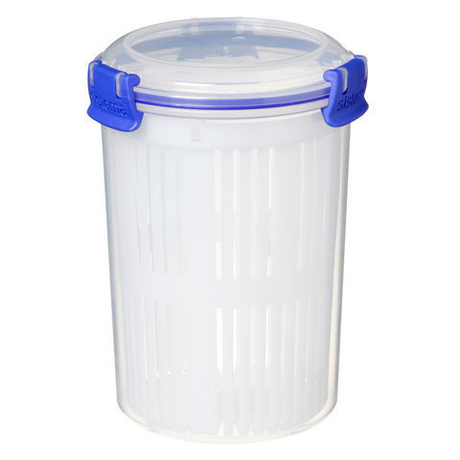 Контейнер круглый 1л Sistema Klip It синий