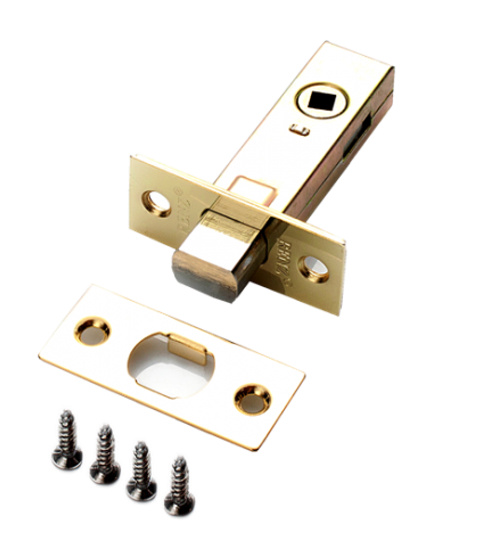 [ТОВАРА НЕТ В НАЛИЧИИ] Задвижка Ренц L-BK 45, цвет латунь блестящая (гарантия - 12 месяцев)