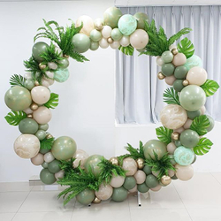 Шар (12''/30 см) Эвкалипт, пастель ретро