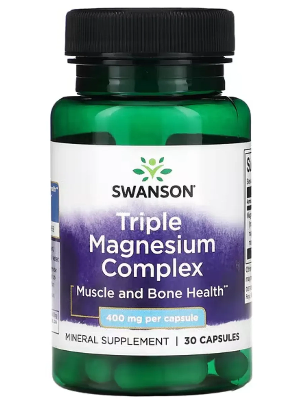 Тройной комплекс магния 400 мг 30 капсул