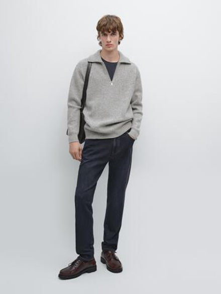 Massimo Dutti Джинсы Slim Fit, синий