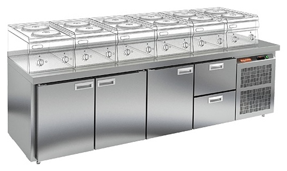 Стол морозильный HICOLD GN 1112 BR2 BT LT