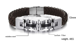 Браслет мужской коричневый Steelman mn00177