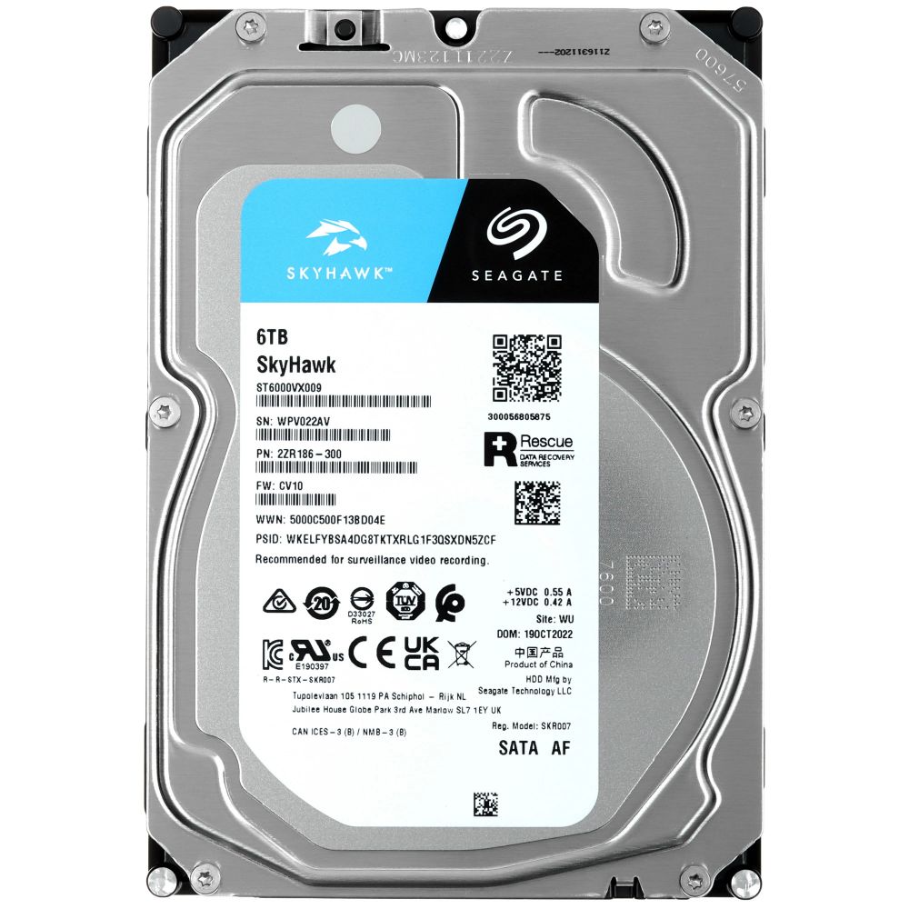 Жесткий диск 6Tb SATA-3 SEAGATE Skyhawk
