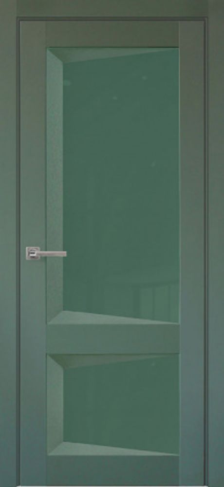 Межкомнатные двери Uberture Perfecto, ПДО 102, Barhat green