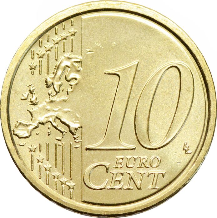 10 евроцентов 2009 Италия (10 euro cent)