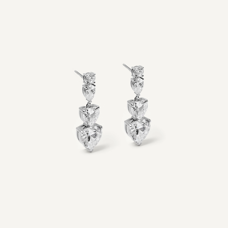 Серьги Сердцепад