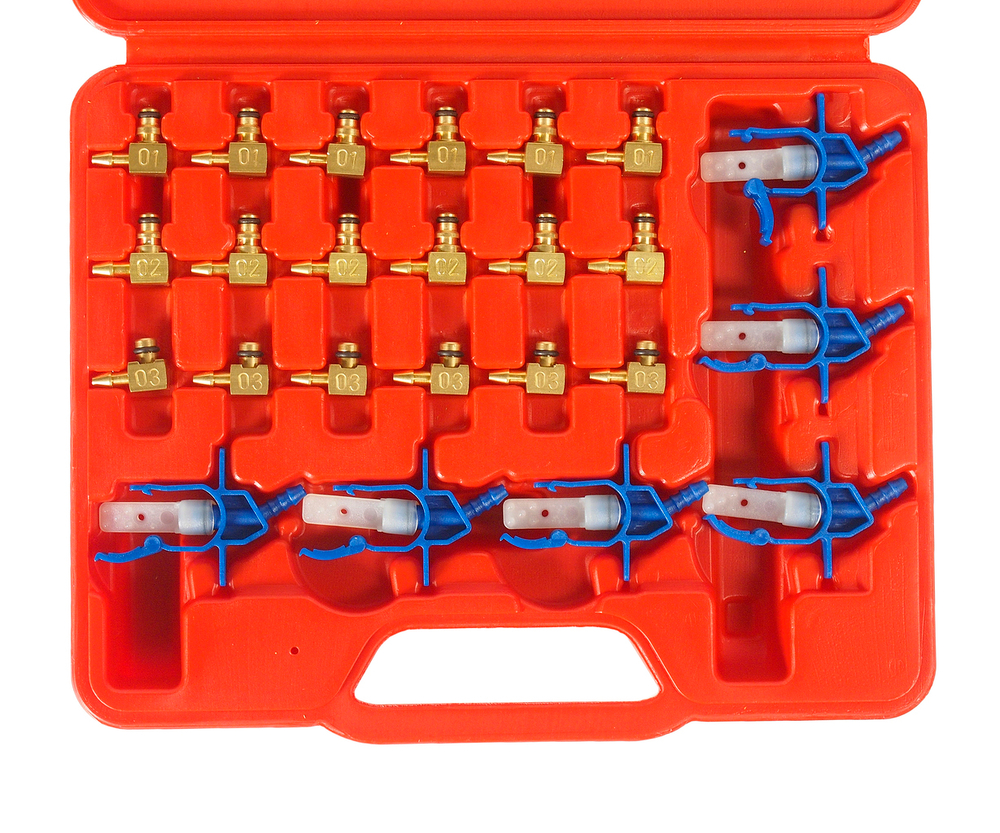 Адаптеры для измерителя расхода топлива JTC-4776 (COMMON RAIL) 24 предмета JTC