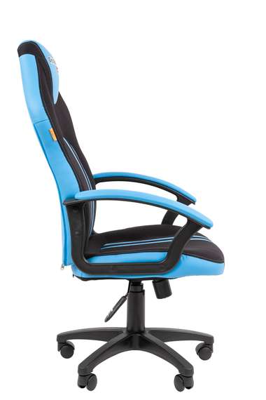 Офисное кресло Chairman game 26 Россия черн.голубой New