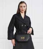 кожаная сумка через плечо love click exagon classic vite Pinko - черный(100073 A0F1)