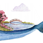 Стикер ВОЛШЕБНЫЙ КИТ французская деревня