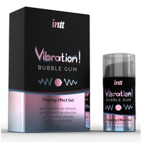 Жидкий интимный гель с эффектом вибрации INTT Vibration! Bubble Gum 15мл