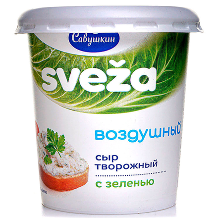 Сыр творожный SVEZA Классический с зеленью 150 гр