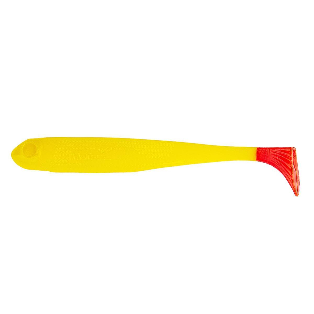 Виброхвост несъедоб. Jumbo 4,95"/12.5 см Yellow RT 100шт. (HS-7-038-N) Helios