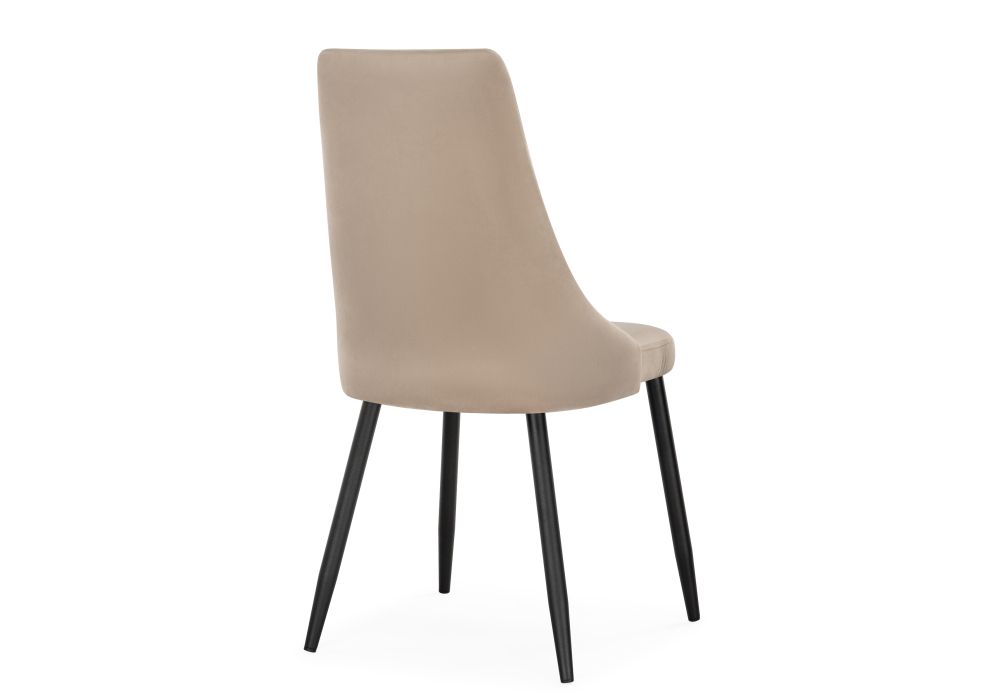 Стул на металлокаркасе Кора бежевый / черный