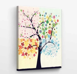 Картина по номерам "Времена года"