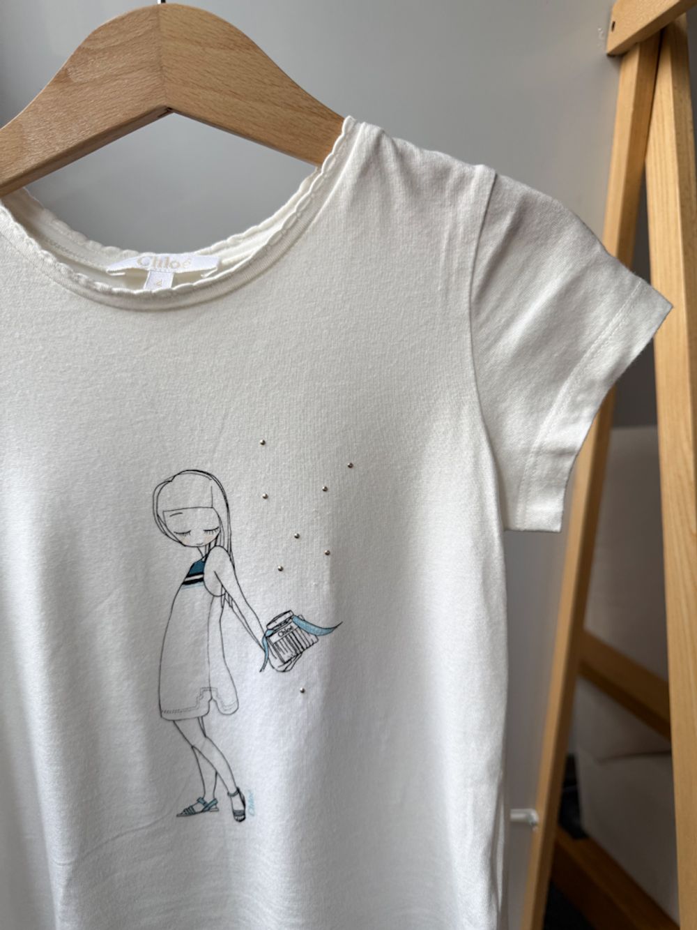 Хлопковая футболка Chloe, 104