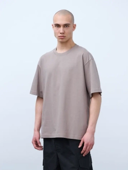 Футболка оверсайз (темно-бежевый) 230 г