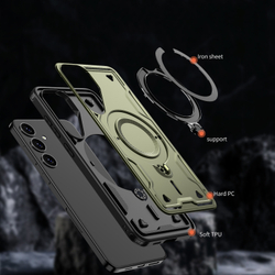 Чехол Magneto Case с кольцом для Samsung Galaxy S24 FE