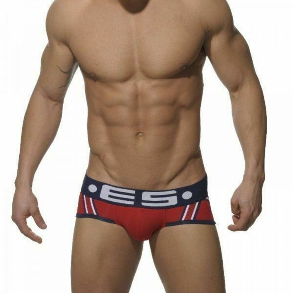 Мужские трусы брифы красные ES Collection UN027