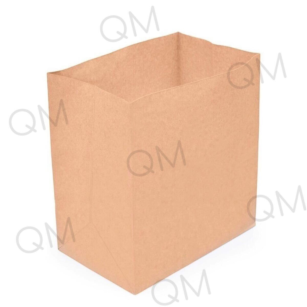 Крафт пакет с прямоугольным дном 320*200*340 мм 70 г/м2 бурый, 500шт