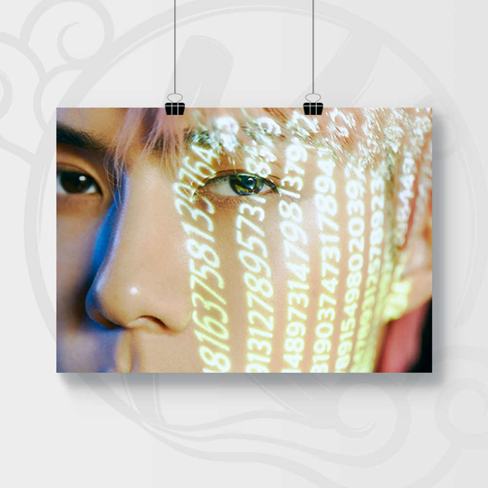 Постер А4 - EXO-SC - 1 Billion views (Сехун)