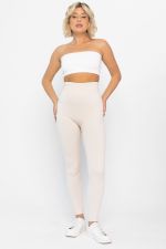 Лосины в рубчик утепленные (экрю) Б14805-7М LT Collection