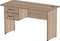 Стол письменный 2 ящика Стандарт- дуб сонома