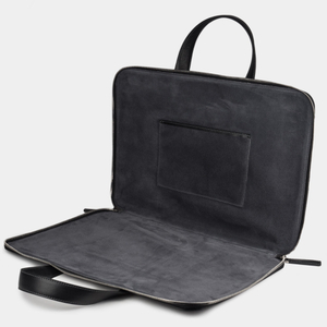 Сумка для MacBook Pro 16 - 17 из кожи теленка, черного цвета