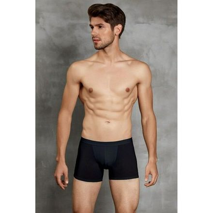 Мужские трусы боксеры Plus size черные Doreanse 1515P