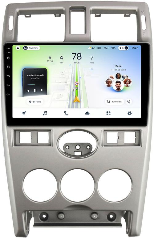 Магнитола для Lada Priora 2007-2013 (рамка серебро тип 2) - Teyes CC4L монитор 9" IPS, Android 14, Быстрая, Snapdragon 662, CarPlay, 4G SIM-слот