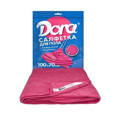 Салфетка из микрофибры Dora "Для пола", 100х70см