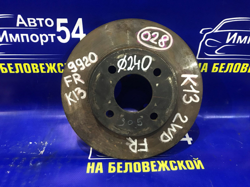 Диск тормозной передний NISSAN MARCH 2013