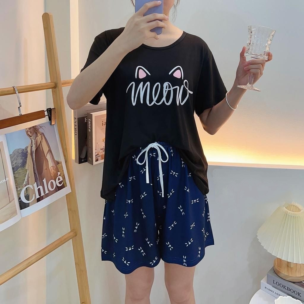 Пижама шорты и футболка B0140 велик