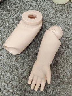 УЦЕНКА1Кукла Реборн виниловая, шарнирная 45см в пакете (FA-442)