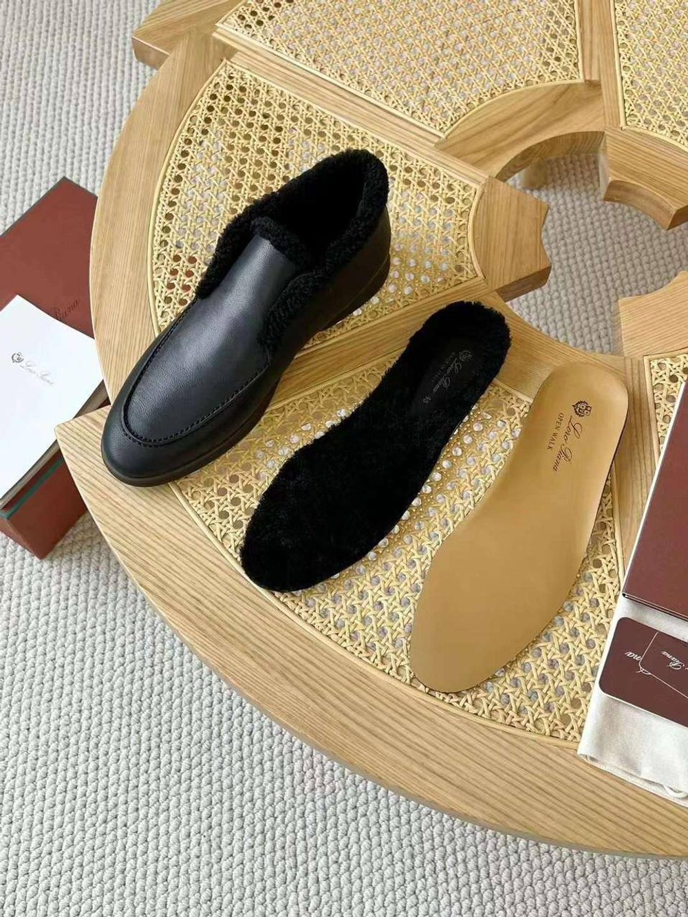 Высокие лоферы Loro Piana