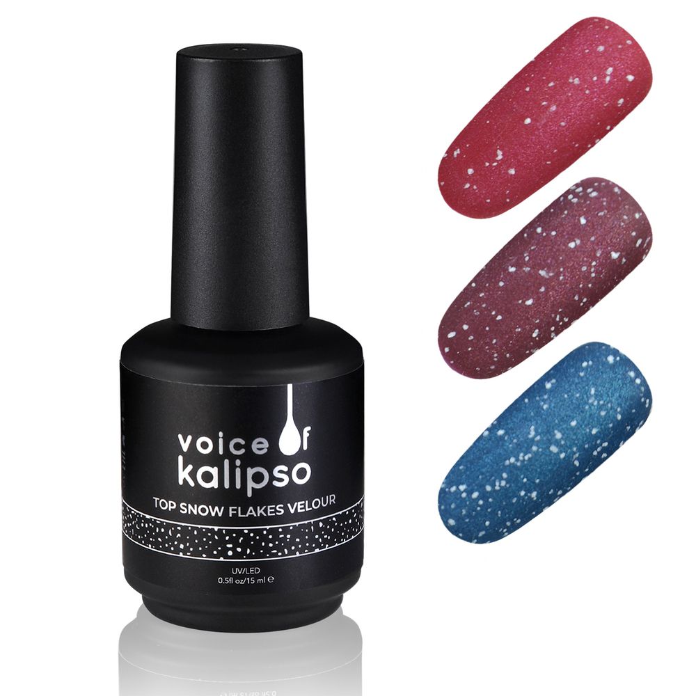 Voice of Kalipso Top  Flakes SNOW Velour, 15 мл