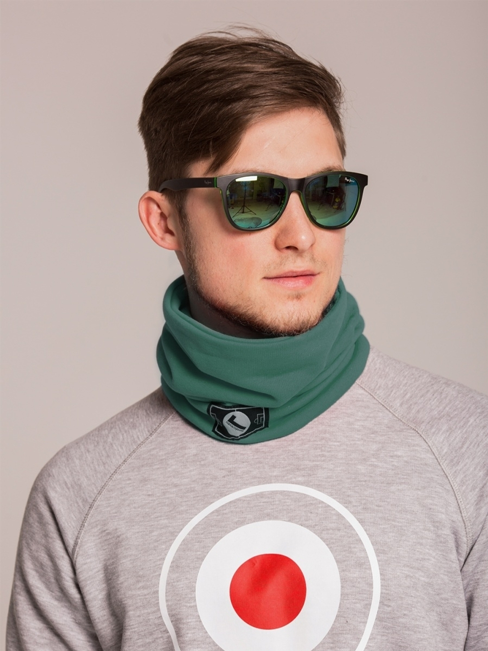 Снуд Город Горький темно-зеленый