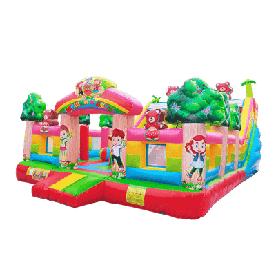 Батут "Мишки и дети", 10*6*5 м